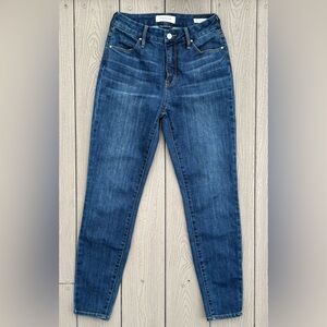 PacSun Dark Blue Power Super Stretch Push Up Jeggings
